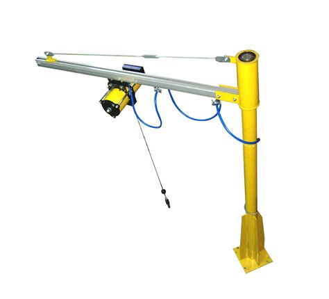 single girder yellow portable jib crane max height   feet capacity   ton id