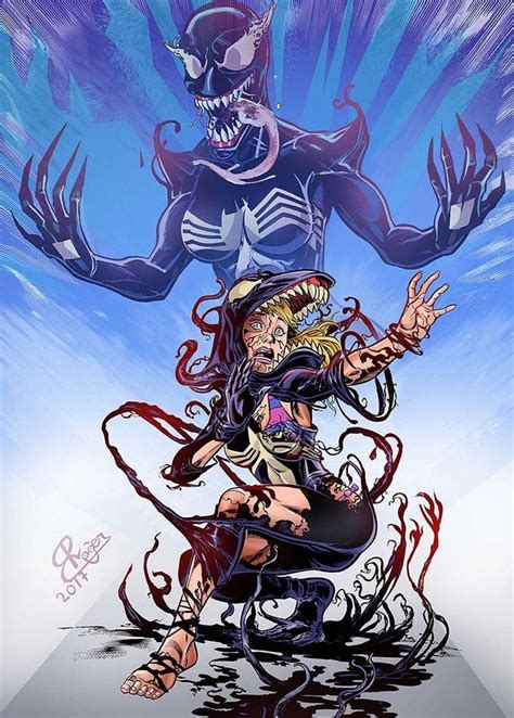 She Venom Color By Rogerbonetmartinez We Are Venom Spiderman Art