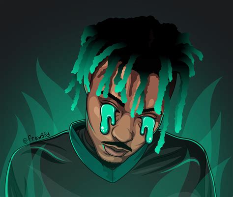 juice wrld fan art anime juice wrld drawing poslednie tvity ot anime artatanimeartfan