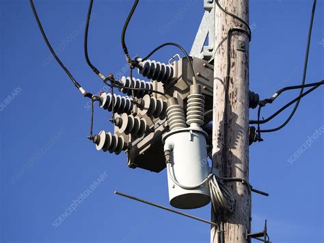 electricity pole stock image  science photo library