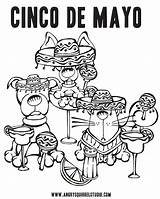 Coloring Mayo Pages Cinco Printable Kentucky Margarita Party Derby Animals Color Getdrawings Getcolorings Margaritas Downloads Colorings Index sketch template