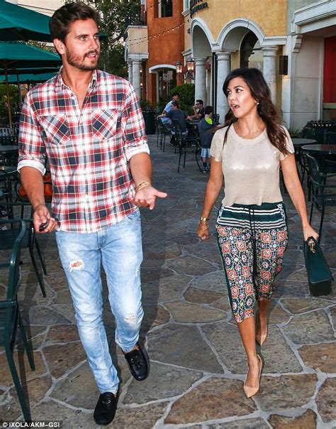 kourtney kardashian and scott disick get in a heated