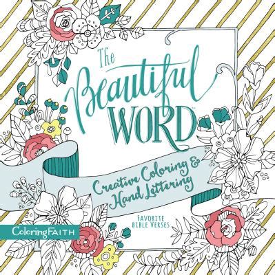 beautiful word adult coloring book creative coloring  hand