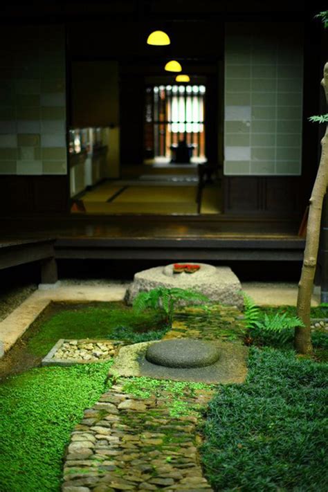 mix modern japanese courtyard garden homemydesign