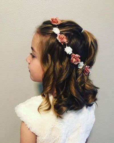 33 cute flower girl hairstyles 2020 update wedding forward