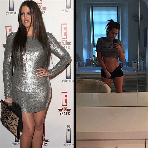 khloé kardashian postet sixpack selfie star bilder twitter