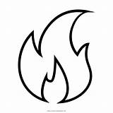 Fogo Flames Fuego Colorear Colorare Disegni Putih Fuoco Hitam Fiamma Feuer Flamme Sketsa Vector Ultracoloringpages sketch template