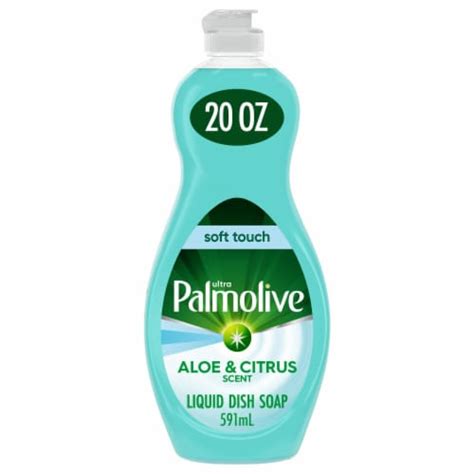 palmolive ultra dishwashing liquid dish soap soft touch aloe citrus scent  fl oz dillons