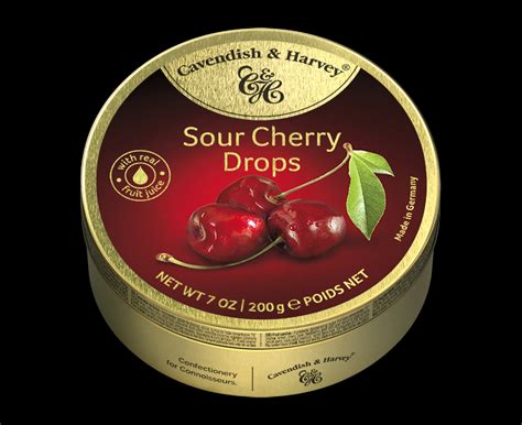 sour cherry drops 200g cavendish and harvey