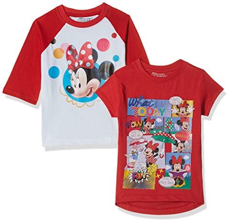 Buy Disney Mickey Mouse And Friends Girls T Shirt Pack Of 2 Ammn G