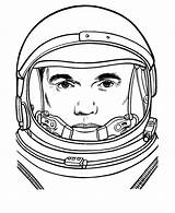 Astronauta Capacete Tudodesenhos sketch template