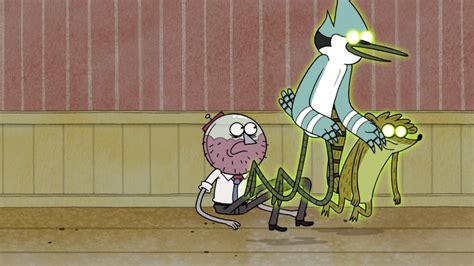 Image S6e04 125 Ghost Mordecai And Rigby Floating Past