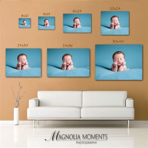 choose print size philadelphia newborn photographer magnolia