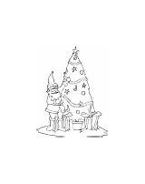 Tree Kris Coloring Kringle Christmas Surfnetkids sketch template