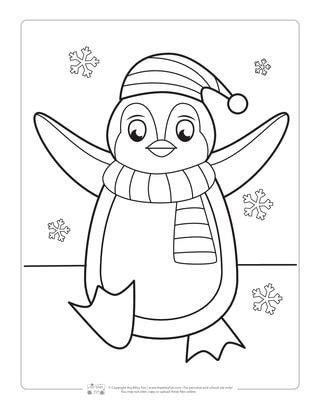 winter coloring page  preschoolers  svg png eps dxf  zip file
