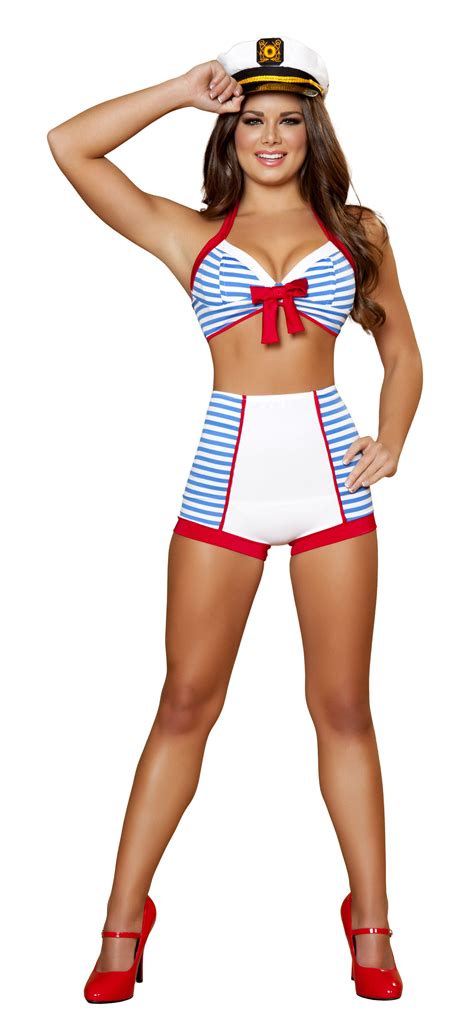 Adult Playful Pinup Sailor Women Costume 57 54 The