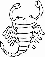 Coloring Pages Scorpion Zodiac Scorpio Printable Sign Color Kids Animals Scorpions Painting Click Categories Worksheets sketch template