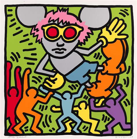 keith haring mural collections high resolution pictures