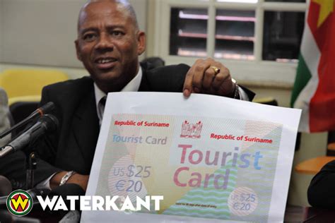 tarief toeristenkaart suriname deze week omhoog waterkant