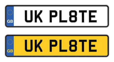 guide  uk number plate laws euro car parts