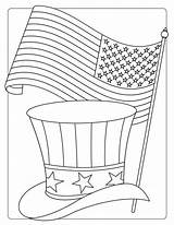 Coloring Pages Patriotic July 4th Hat Fourth Kids Color Crafts Flag Choose Board Printable Popular Sheknows sketch template