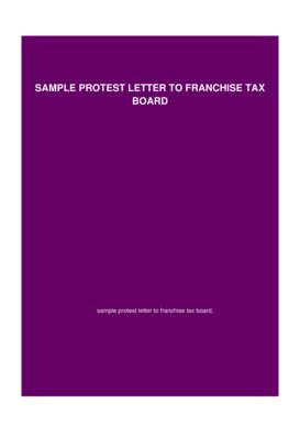 sample letter  franchise tax board form fill   sign printable