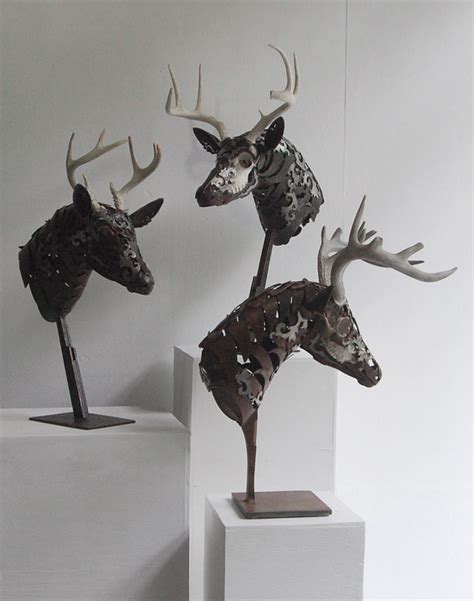 wildlife metal sculpture  american sculptor doug hays