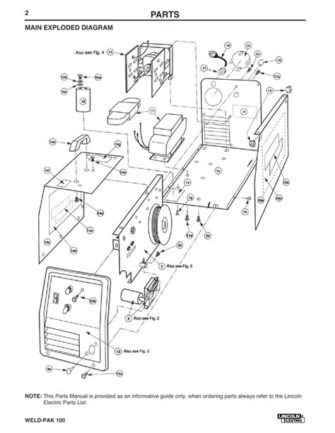 lincoln weldanpower  parts diagram