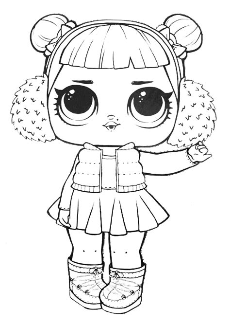 printable lol surprise dolls coloring pages