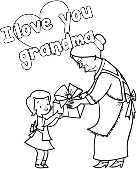 love  grandma printable card topcoloringpagesnet