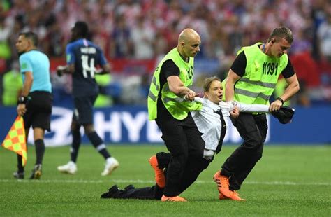 Pussy Riot Members Detained After Running Onto Field At World Cup Final