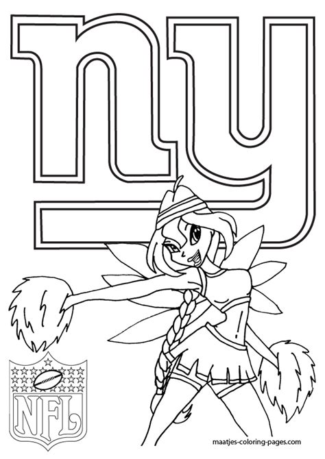 york giants coloring pages  maatjes coloring pagescom