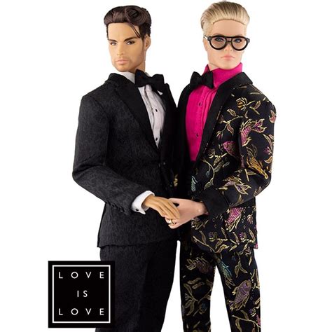 The First Gay Male Couple Fashion Doll Wedding T Set Is Released