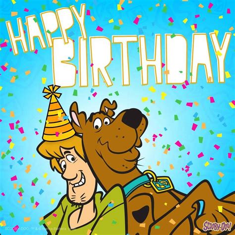 scooby doo clipart happy birthday pictures  cliparts pub