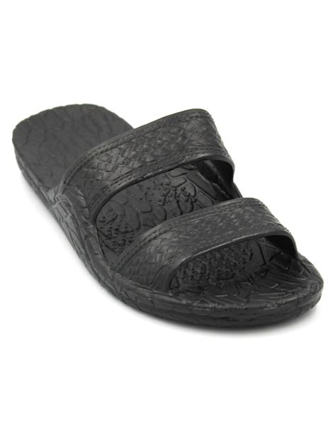 pali hawaii genuine original jesus jandal sandal blacksize  walmartcom