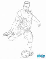 Coloring Pages Soccer Ribery Colouring Football Coloriage Franck Players Joueur Foot Imprimer Hellokids Colorier Adult Choose Board Baseball sketch template