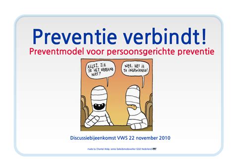 preventie verbindt anders gezond