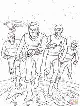 Trek Enterprise Supercoloring Adults Statek Starship Spock Tos Mamydzieci Wallpaperfor sketch template