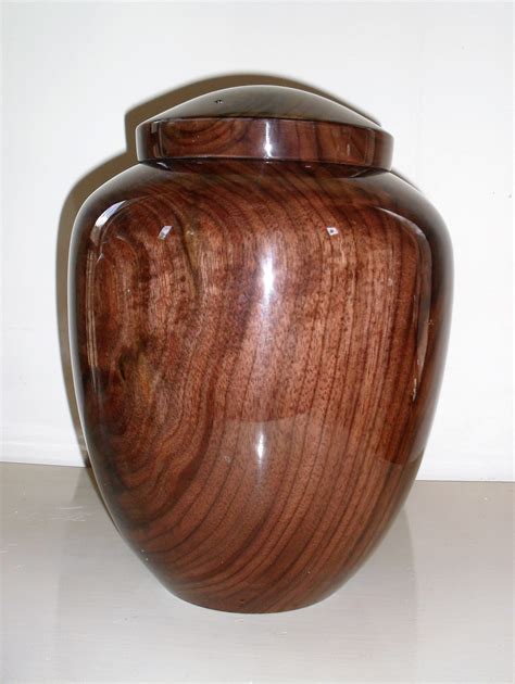 wooden urns  ashes  decorations