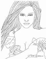 Coloring People Pages Getcolorings Katy Perry Printable Print Color sketch template