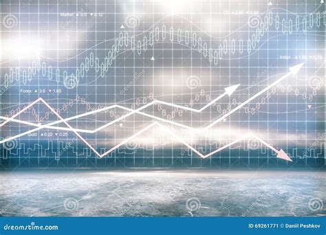 digitals charts stock image image  data diagram increase