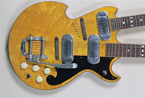 circa  paul bigsby twin neck replica vintage modern guitars