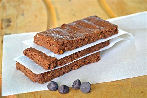 chocolate peanut butter homemade protein bars fresh fit  healthy