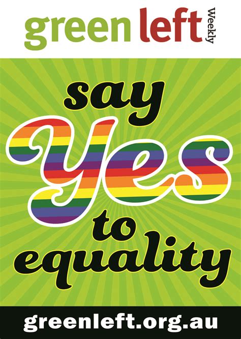 australia says yes to marriage equality green left