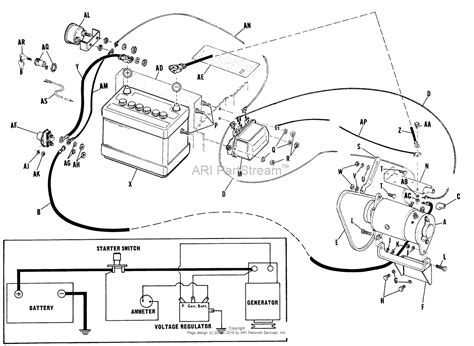 simplicity  electric starter generator  landlord parts diagram  electric starter