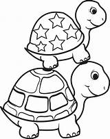 Turtle Coloring Pages Top Choose Board Christmas Preschoolers Kids sketch template