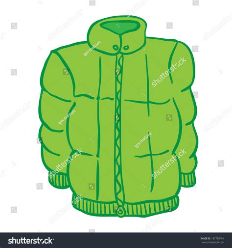 winter jacket cartoon stock photo  shutterstock