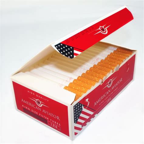 american aviator cigarette filter tubes king size 100s