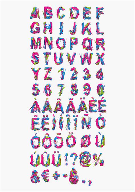 cool fonts images cool colorful font  transparent clipart