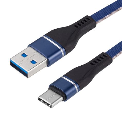 usb type  cable charger  insten universal usb type  nylon fast charging sync data cable